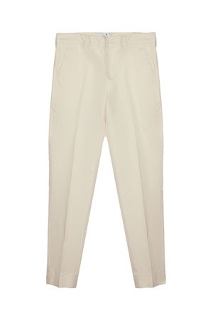 Ivory cotton trousers PT TORINO | CDVSNYZ00STDDX180015